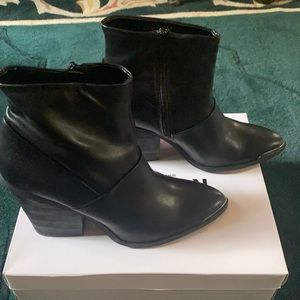 Black Western Booties